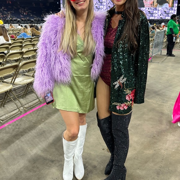 Love Triangle Satin Cami Dress With Lace Trim - Sage Green - Picture 7 of 7